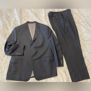 Men’s Calvin Klein Pinstripe Suit - size 46R Jacket and 38W Pant